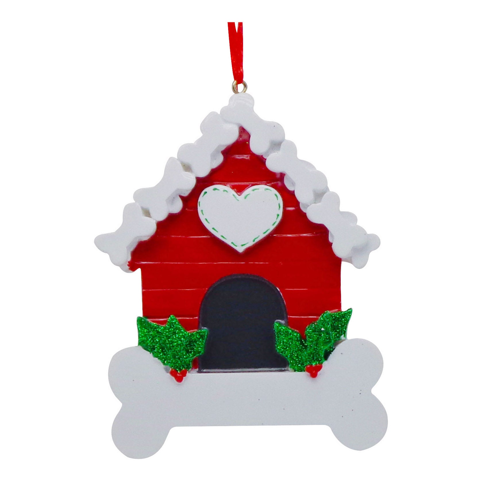 Cute Dog House Ornament / Custom Dog Bone Ornament / Dog Lover Etsy