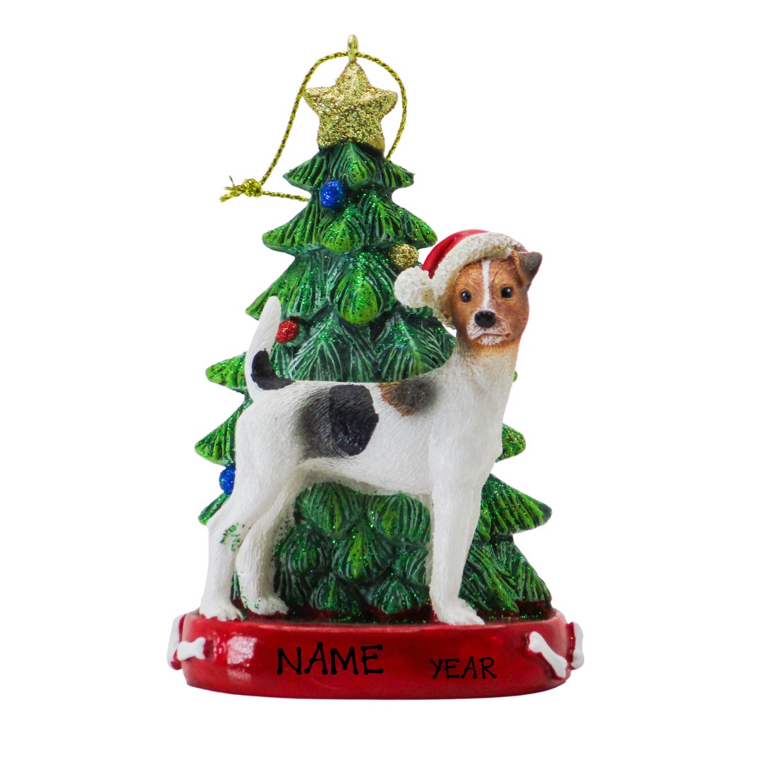 Jack Russel Personalized Christmas Ornament Cute Dog Ornament Holiday