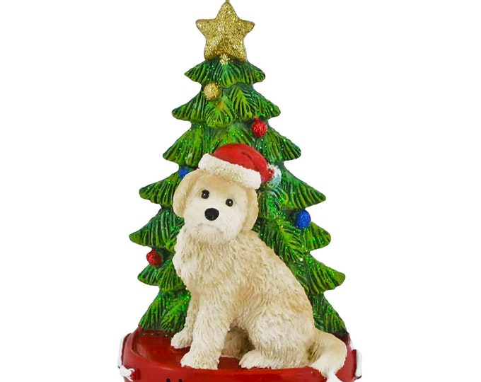 Goldendoodle Personalized Christmas Ornament - Dog Memorial Ornament - Memorial Gift For Pet Lovers - 2025 Personalized Family Dog Ornament