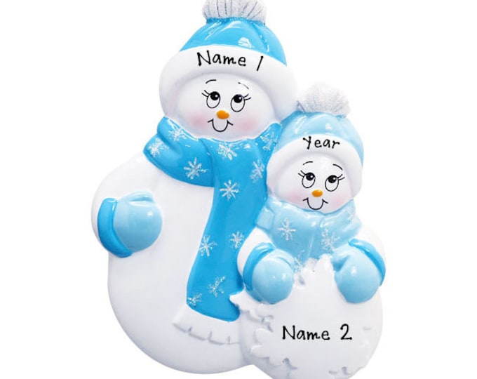 Single Parent Mom With 1 Kid Christmas Ornament - Single Mom And Daughter Ornament - Mom And Son Personalized Ornament, Gift For Single Mom