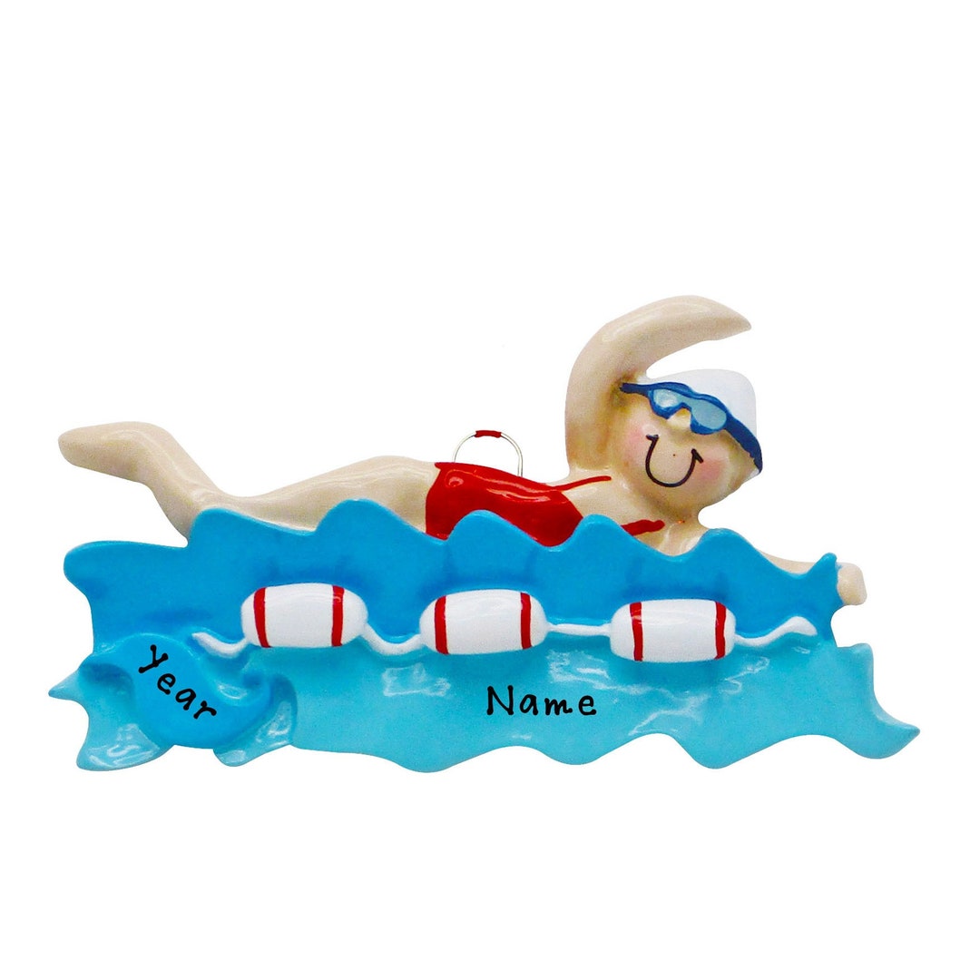 Girl Swimmer Ornament Marathon Swimmer Ornament Olympics Swimmer