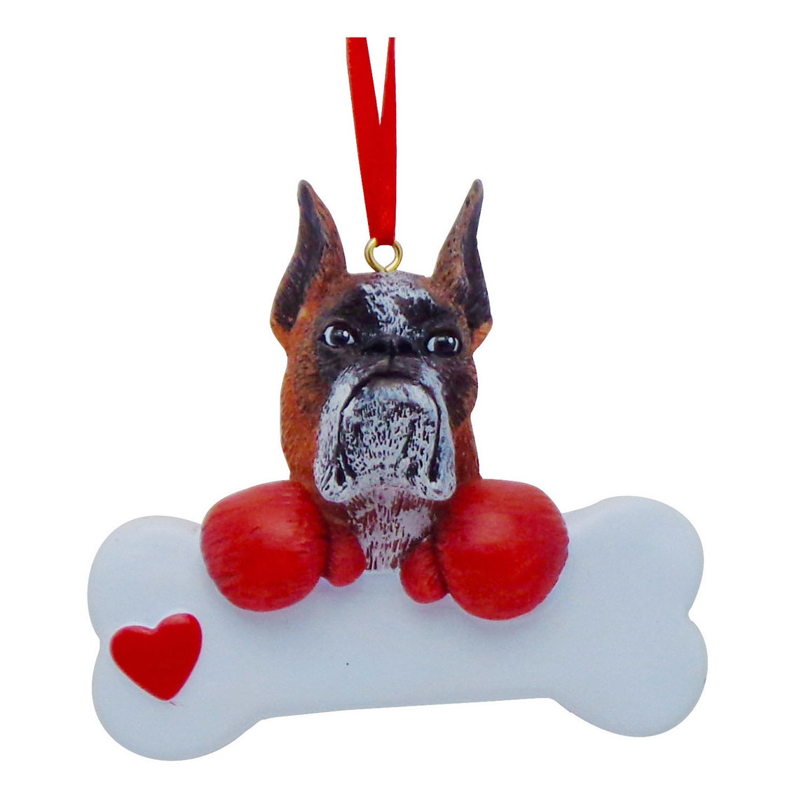 Dog Bone Ornament Boxer Dog Ornament Personalized Gift For Etsy