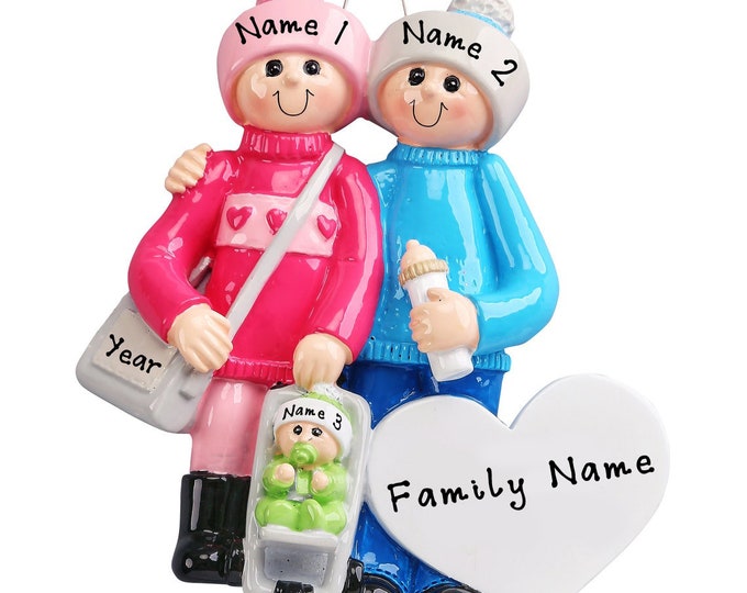 2025 Personalized It's A Baby Christmas Ornament - New Baby Arrival - New Family Christmas Ornament, New Parents Gift, Baby Shower Gift