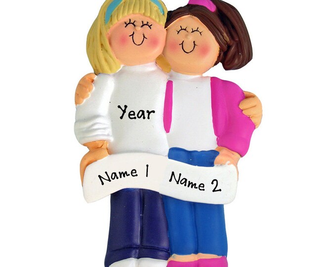 Sister Ornament - Ornament For Sisters - Personalized Christmas Ornament For Little Sister - Gift For 2 Best Friends - Big Sister Ornament