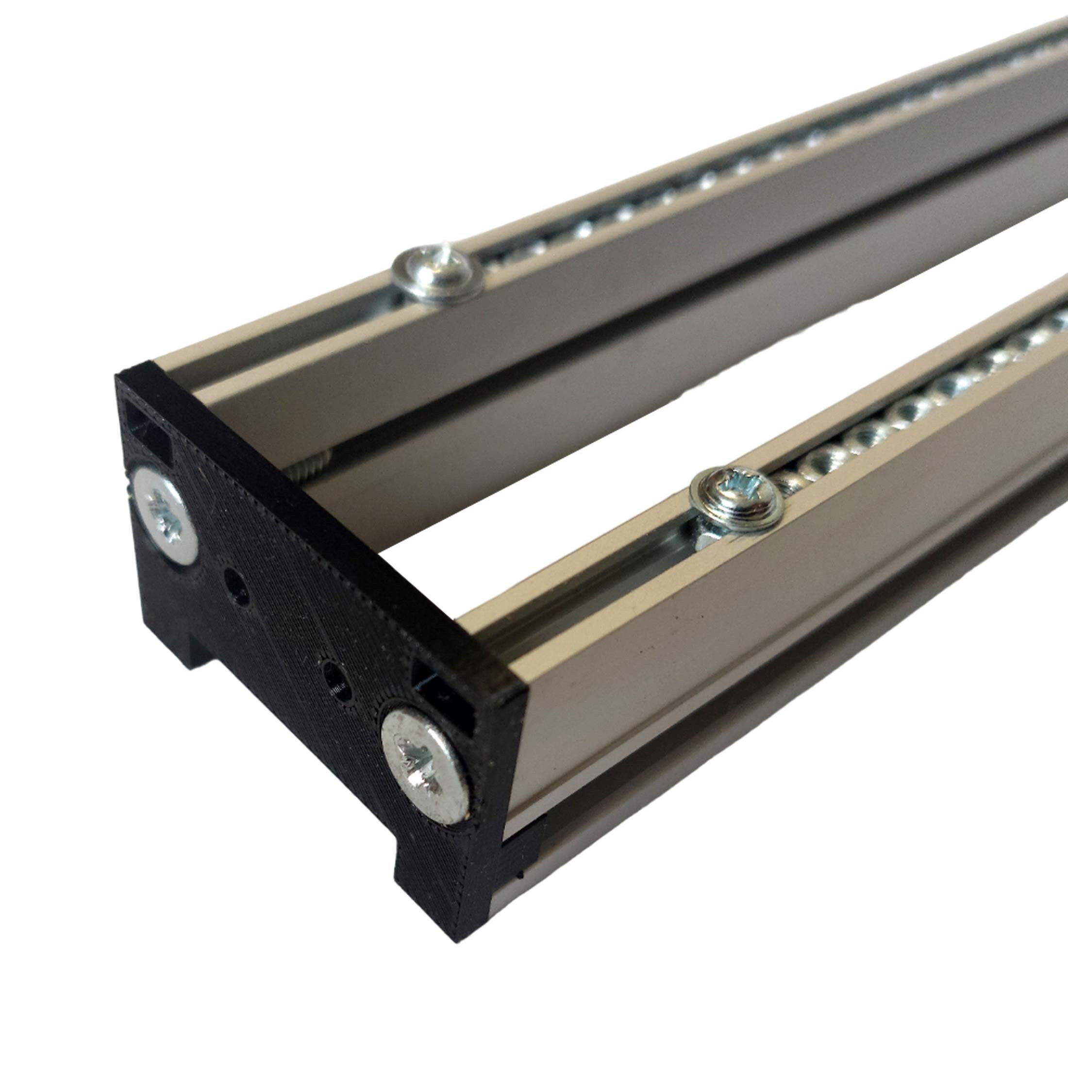 Threaded Box With Rails 1U / 3U / 4U 3d-printed Eurorack Rails Frame, 40-196HP, Eurorack Case ...