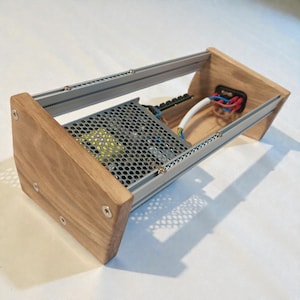 3U Eurorack Case ANDY • Walnut • Side Panels for 3U Eurorack Case • 3U Cheeks • POWERED / UNPOWERED