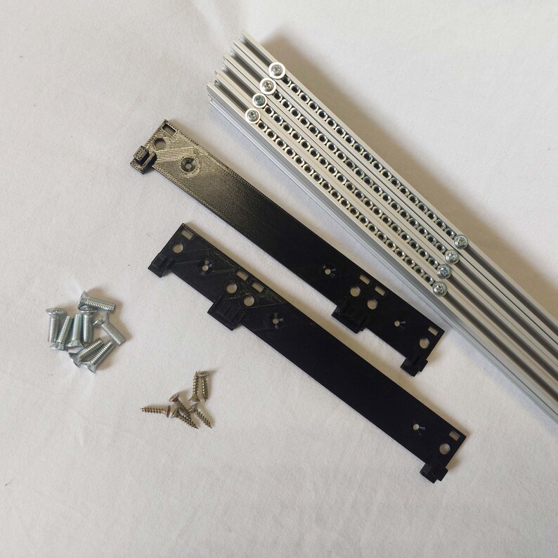 1U / 3U / 4U 3d-printed Eurorack Rails Frame, 40-196HP, Eurorack Case ...