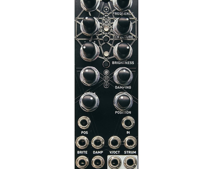 Mutable Instruments Rings Eurorack Synth Resonator Clone Module black