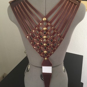 Bretelles en cuir (marron ou noir)
