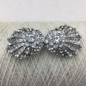 Elerevyo Collare finto staccabile, piccolo scialle con strass