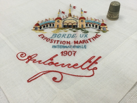 Souvenir handkerchief from the International Mari… - image 1