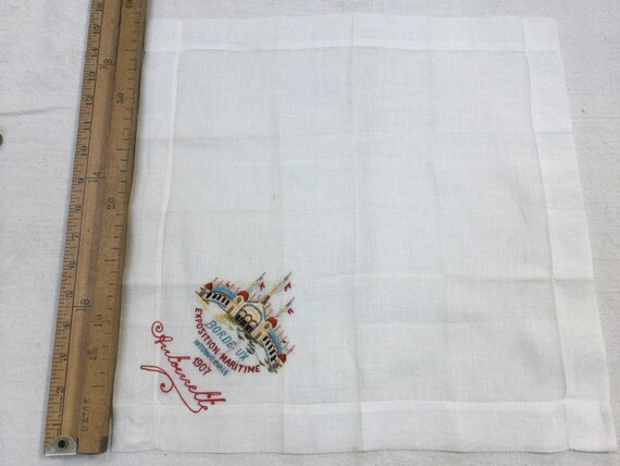 Souvenir handkerchief from the International Mari… - image 3