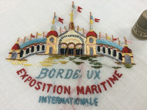 Souvenir handkerchief from the International Mari… - image 2