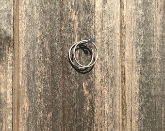 Stackable sterling silver ring