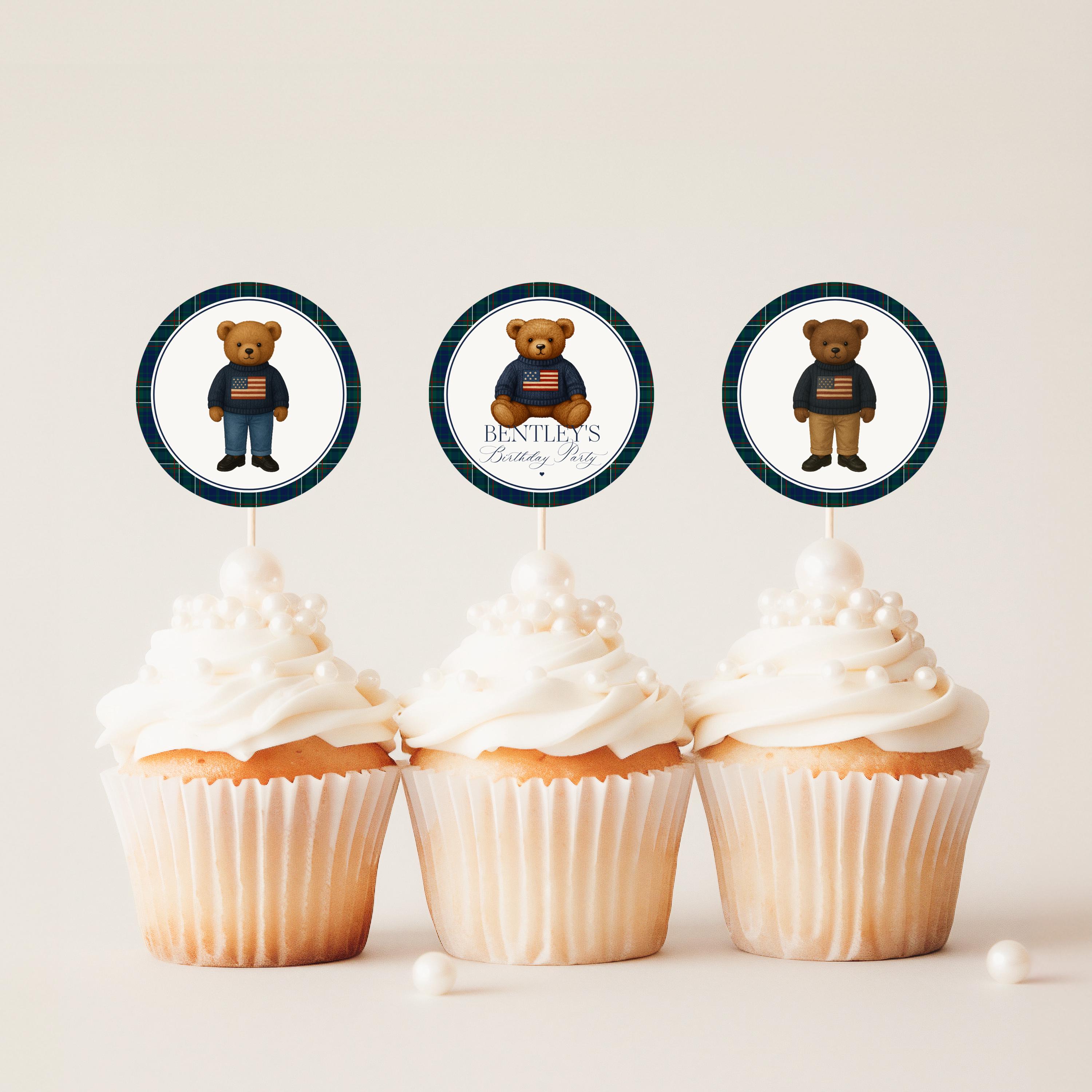 Polo Bear Cake Topper - Main Image