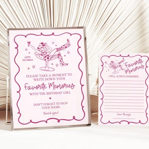 Roze cocktails en cowgirls favoriete herinneringen verjaardag meisje sjabloon, Nashville verjaardagsweekend, western thema laarzen Bubbly verjaardag WP1040
