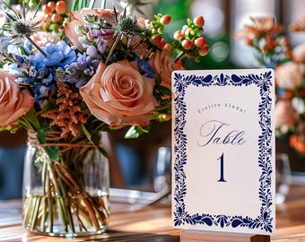 Chinoiserie Vase Line Navy Place Card Chinoiserie Vase Line Navy Place Card