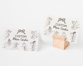 Mid Century Cocktail Party Place Cards Template, Retro Cocktail Hour Name Cards, Speakeasy Bridal Shower, Corjl Instant Download, WP1056