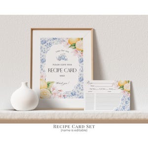 Blue Chinoiserie Tea Bridal Shower Printable Bundle, High Tea Party for Bridesmaids Bridal Tea, Willow Toile English Garden Party WP1001 image 8