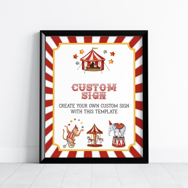 Circus Baby Shower - Etsy