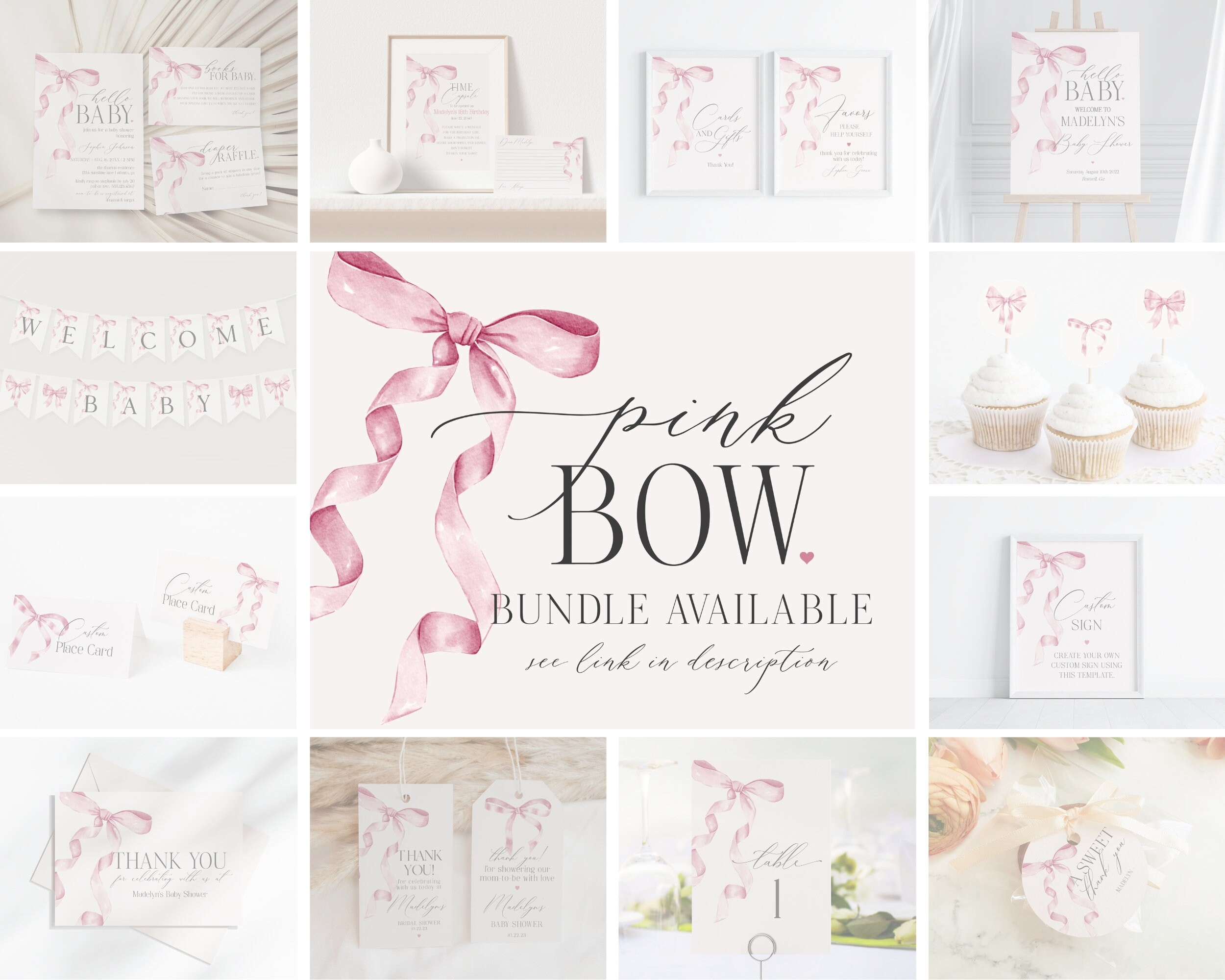 Roze Strik Achtergrond, 180x110 cm Strik Thema Verjaardagsfeest Decoraties Coquette Verjaardag Achtergrond Doek voor Vrijgezellenfeest Decoratie Foto Rekwisieten Benodigdheden