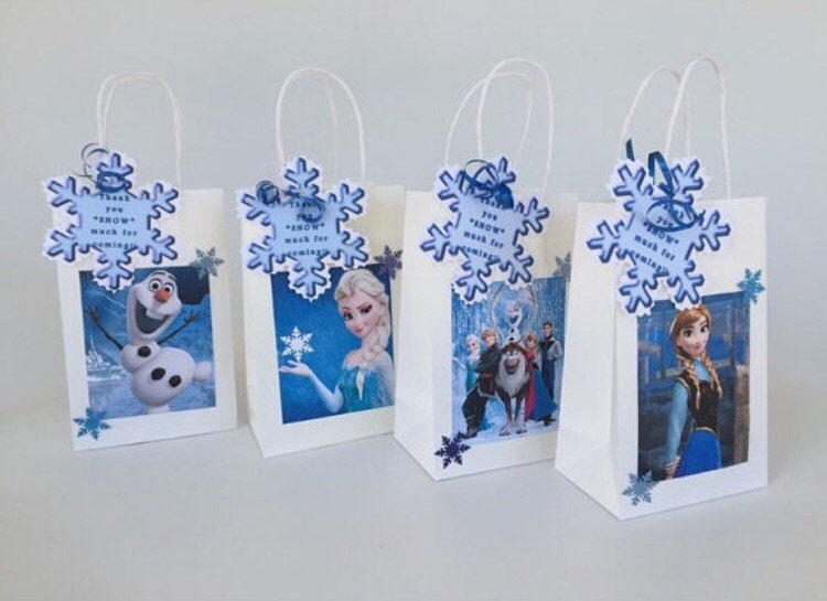 Frozen goody bag Birthday party bags party favor Elsa Etsy
