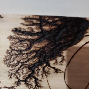 Welcome Sign, Lichtenberg Wood Burning, Lichtenberg Wood Burning Art