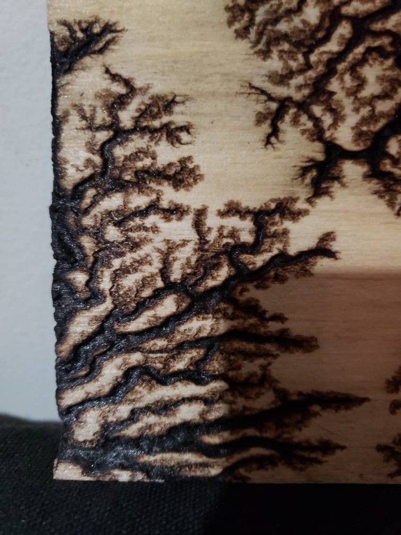 Welcome Sign, Lichtenberg Wood Burning, Lichtenberg Wood Burning Art