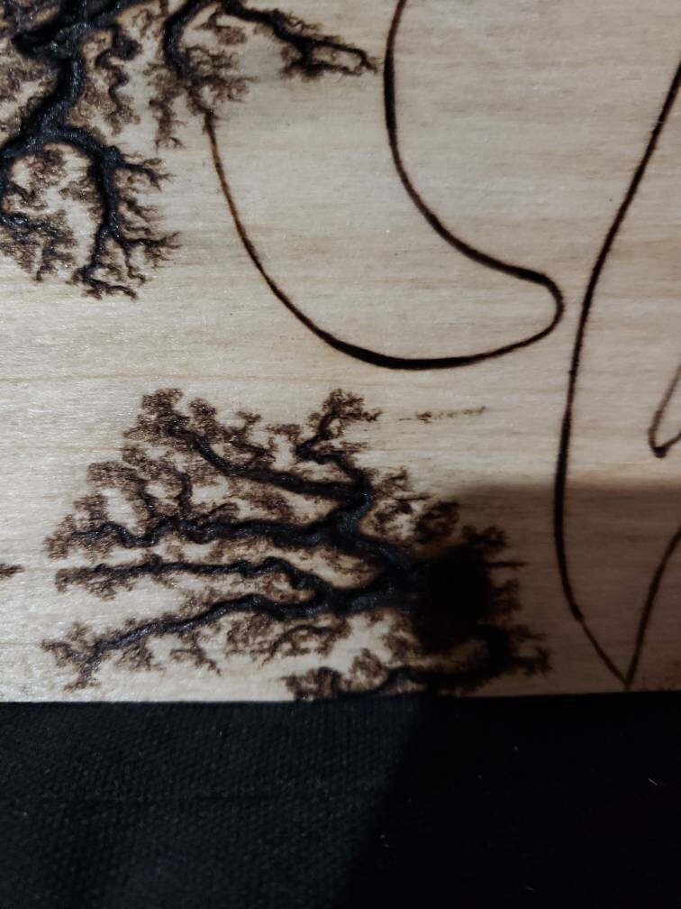 Welcome Sign, Lichtenberg Wood Burning, Lichtenberg Wood Burning Art