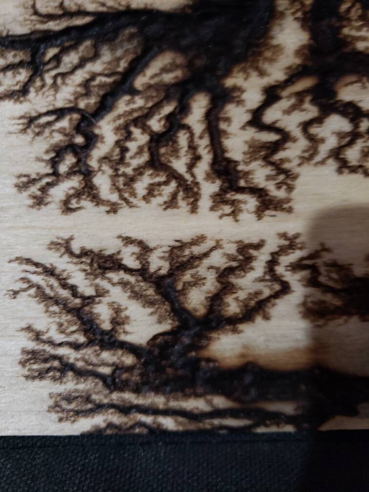 Welcome Sign, Lichtenberg Wood Burning, Lichtenberg Wood Burning Art