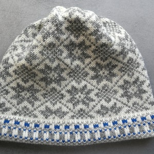 Wolle Mütze, Skimütze, Traditionelles Muster, Jacquard-Mütze, Mützen für Herren, Wintermütze