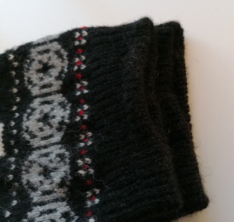 fan-art knitted wool leggings Star Wars adult one size leg warmers gift for him