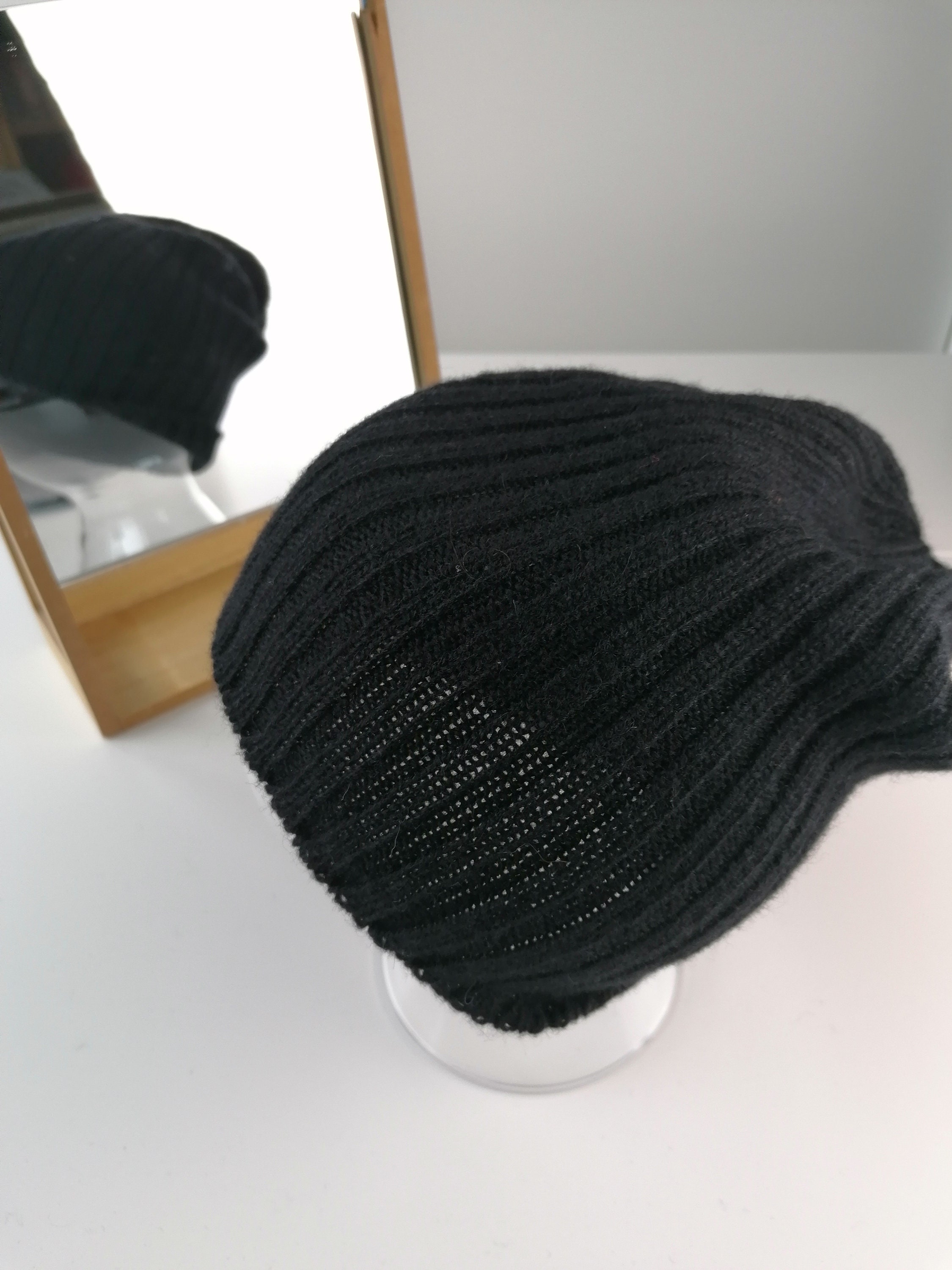 Fisherman Ribbed Beanie, Docker Cap, Unisex Toque Wool Hat, Short Cap ...