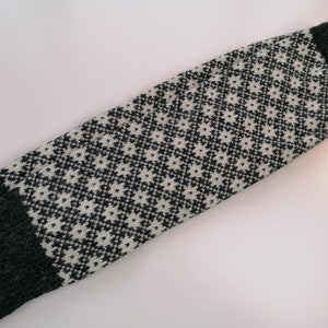Fair Isle leg warmers, chunky warm leggings, nice boot cuffs, knitted woll accessories, gift for her