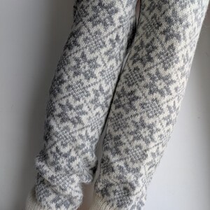 Classic Fair Isle Leg Warmers