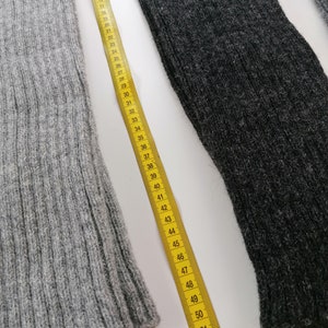 Longs jambières côtelées élégantes pour plus de confort et de style, jambières en laine tricotée pour l'hiver, modèle unisexe, vêtements d'échauffement en hiver image 10