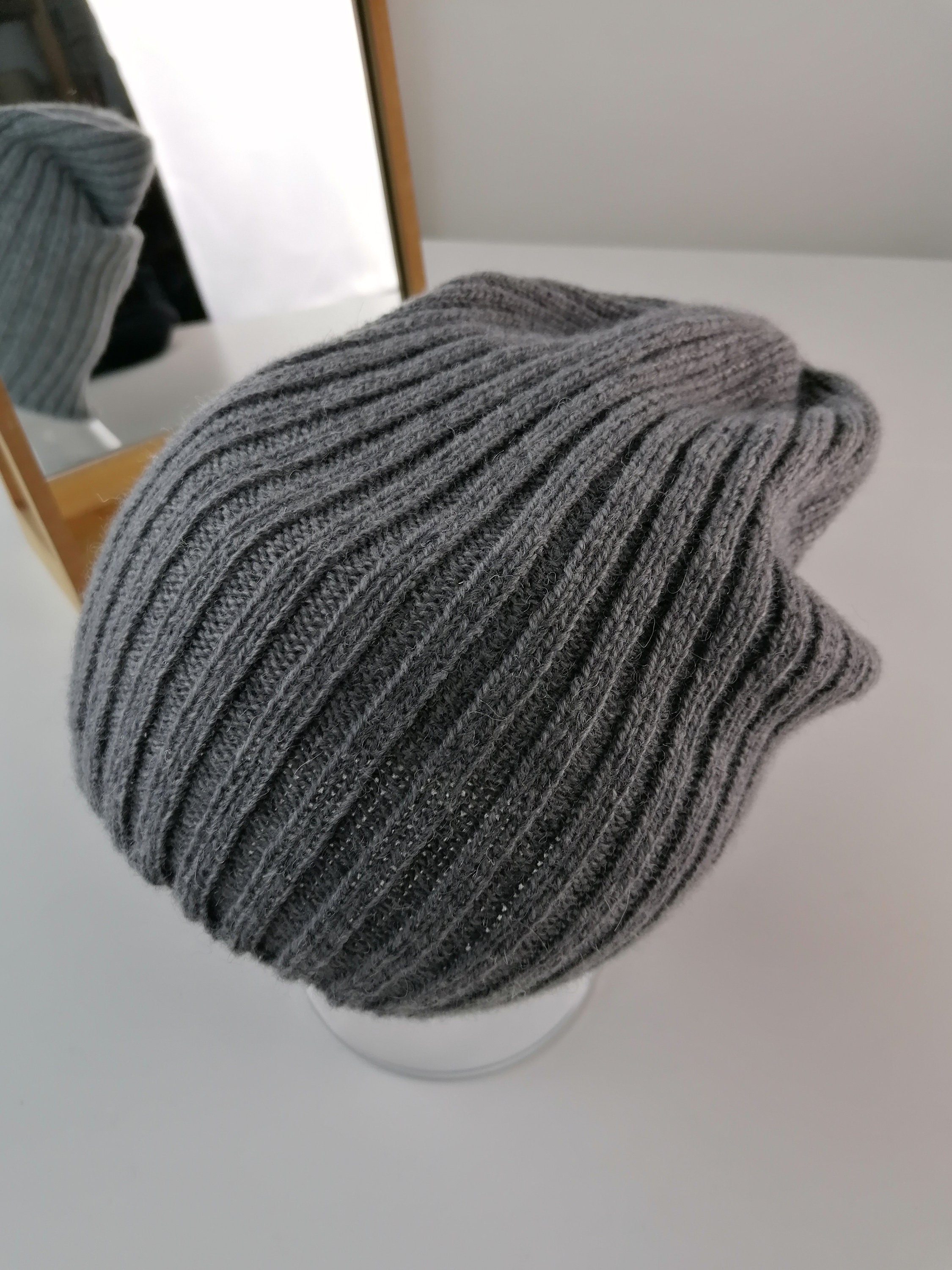 Fisherman Ribbed Beanie, Docker Cap, Unisex Toque Wool Hat, Short Cap ...