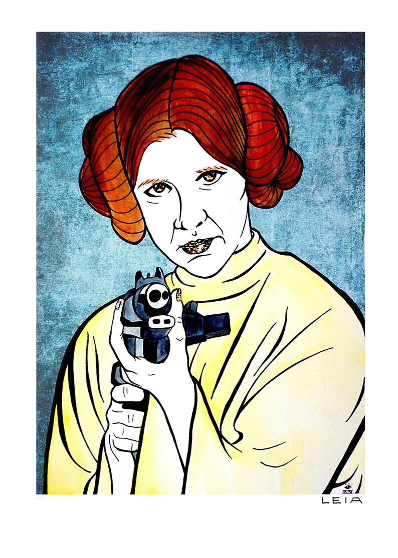 Download Princess Leia PRINT | Etsy