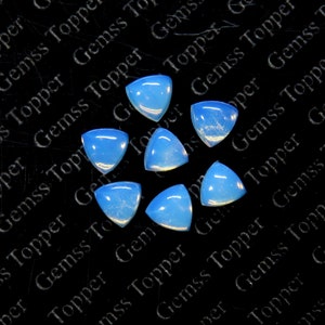 Opalitkvarts Trillion 3 mm 4 mm 5 mm 6 mm Cabs - AAA-kvalitet naturlig opalitkvarts lös ädelsten - Cabochon opalitkvarts för smycken bild 6