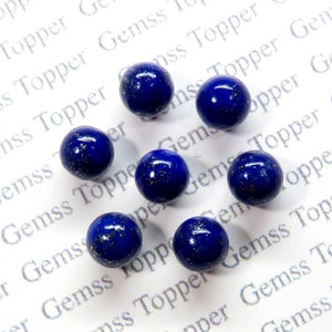 Lapis 7 mm, 8 mm, 9 mm, 10 mm Ball - AAA Quality For Jewelry Making