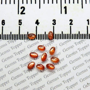 Sunstone 3x5 mm, 4x6 mm, 5x7 mm Oval Cabochon- AAA Quality For Jewelry Making