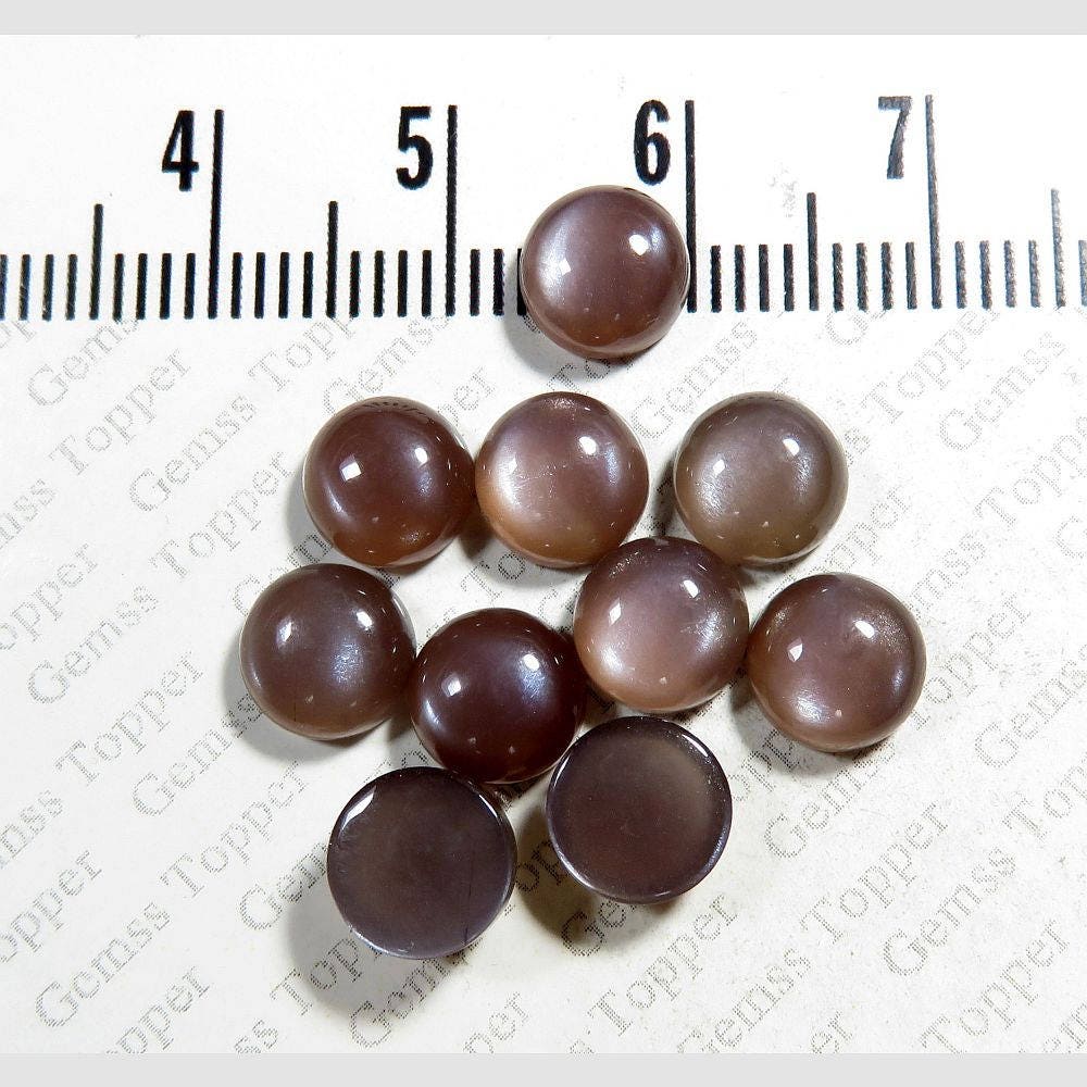 Chocolate Moonstone Cabochon-Moonstone Cabochon-Natural Chocolate Moonstone Smooth Oval Cabochon-19.5x14.5x7.5 MM-Wholesalegems-BS12976
