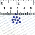 Blue Sapphire 3 mm, 4 mm, 5 mm, 6 mm Round Cabochon- Best Quality Gemstone For Jewelry Making
