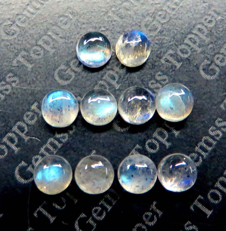 Calcedonia Azul Redondo Piedras Preciosas cabinas piedra suelta Cabujones Calidad Aaa