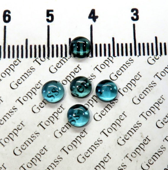 Buy London Blue Topaz Mm, Mm, Mm, Mm Round Cabochon- Best