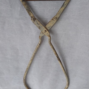 The Artificial Ice Company Ice Block Tongs Wood Handled Advertising