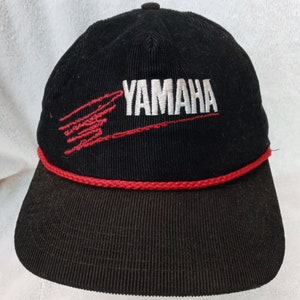 Vintage Yamaha Team Yamaha 80&#39;s 90&#39;s Corduroy Snapback Hat