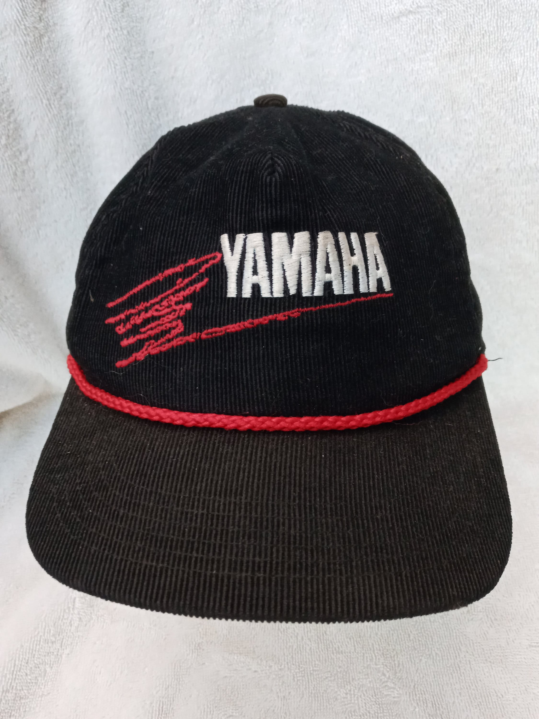 YAMAHA　キャップ　ヴィンテージ　80s,90s Vintage Yamaha Team Yamaha 80's 90's Corduroy Snapback Hat