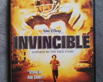 Walt Disney's Invincible Mark Wahlberg DVD Complete Case, Inserts, Disc!