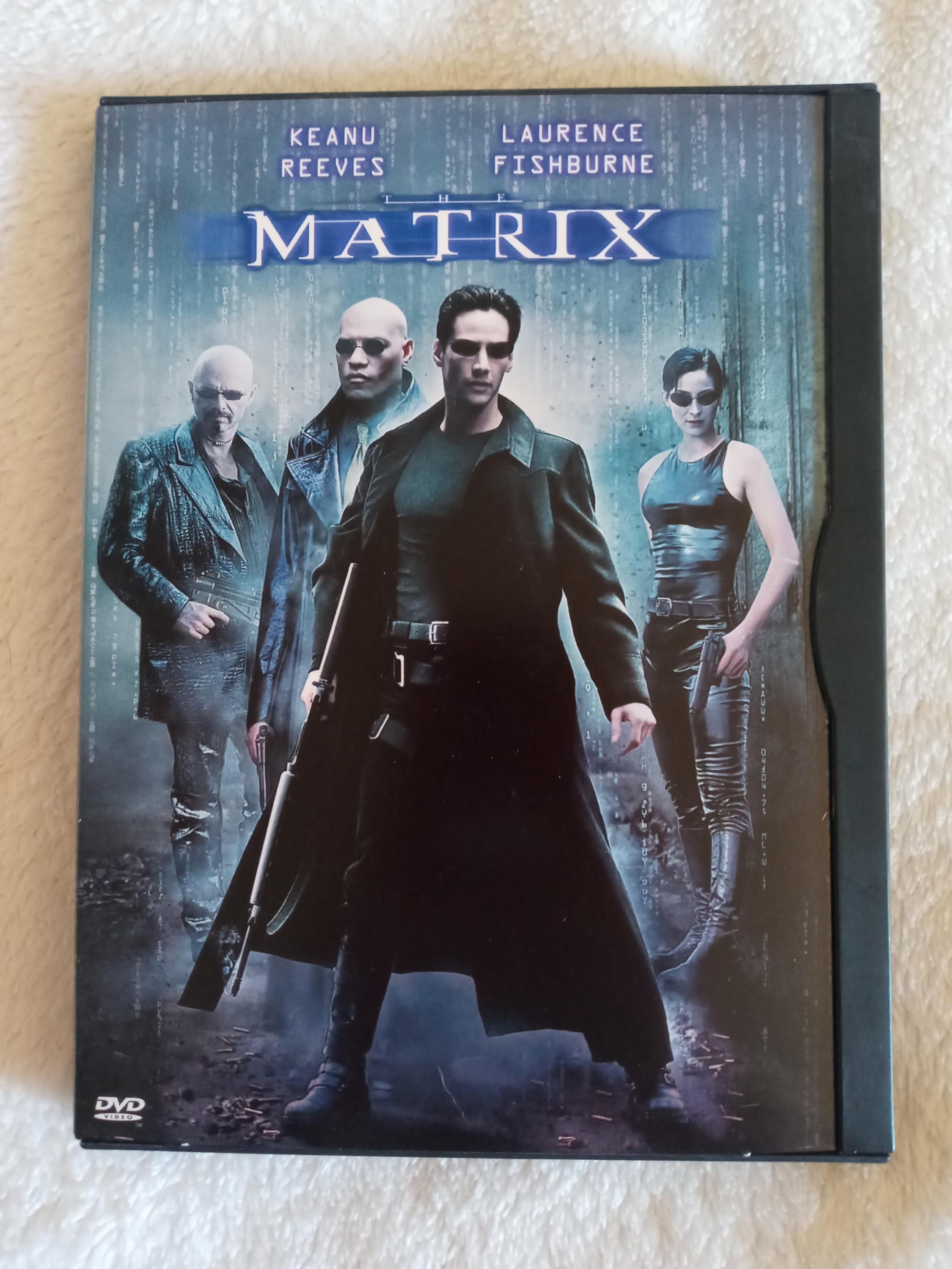 Matrix DVD Keanu Reeves Complete Case, Inserts, Disc